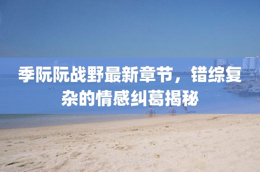 季阮阮戰(zhàn)野最新章節(jié)，錯綜復(fù)雜的情感糾葛揭秘