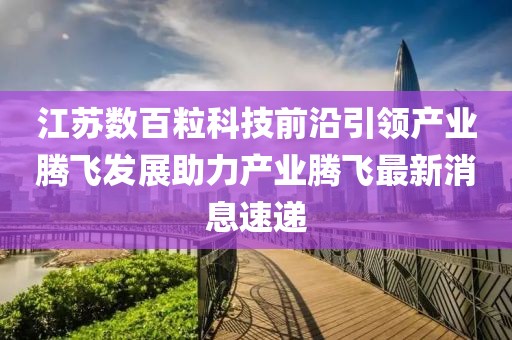 江蘇數(shù)百粒科技前沿引領(lǐng)產(chǎn)業(yè)騰飛發(fā)展助力產(chǎn)業(yè)騰飛最新消息速遞
