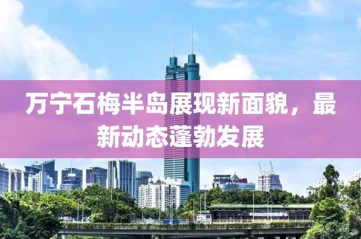 萬寧石梅半島展現(xiàn)新面貌，最新動態(tài)蓬勃發(fā)展