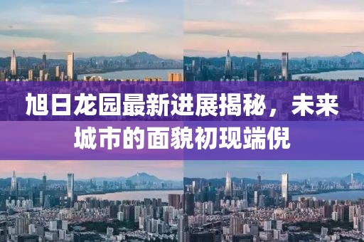 旭日龍園最新進展揭秘，未來城市的面貌初現(xiàn)端倪