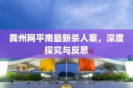 龔州網(wǎng)平南最新殺人案，深度探究與反思