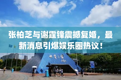 張柏芝與謝霆鋒震撼復(fù)婚，最新消息引爆娛樂(lè)圈熱議！