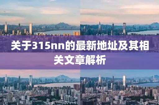 關(guān)于315nn的最新地址及其相關(guān)文章解析