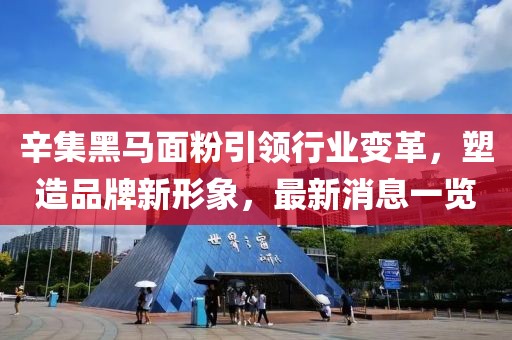 辛集黑馬面粉引領行業(yè)變革，塑造品牌新形象，最新消息一覽