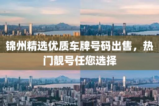 錦州精選優(yōu)質(zhì)車牌號碼出售，熱門靚號任您選擇