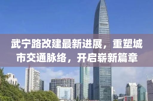 武寧路改建最新進(jìn)展，重塑城市交通脈絡(luò)，開啟嶄新篇章