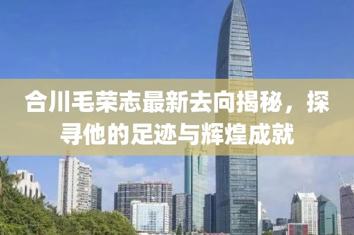 合川毛榮志最新去向揭秘，探尋他的足跡與輝煌成就