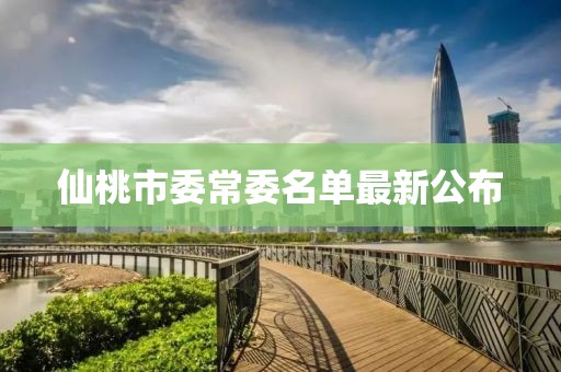 仙桃市委常委名單最新公布