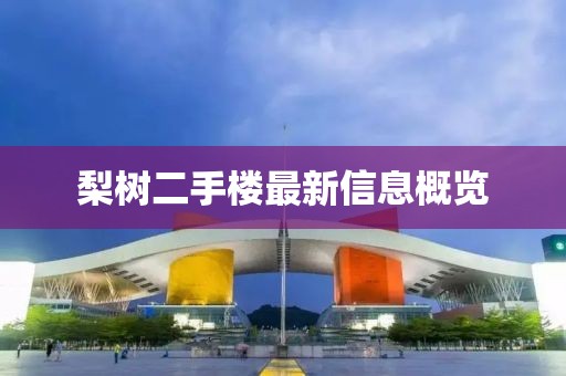 梨樹(shù)二手樓最新信息概覽