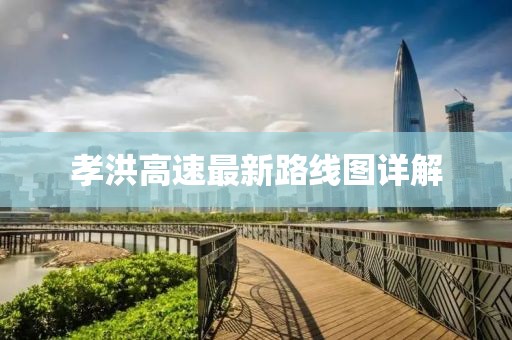 孝洪高速最新路線圖詳解