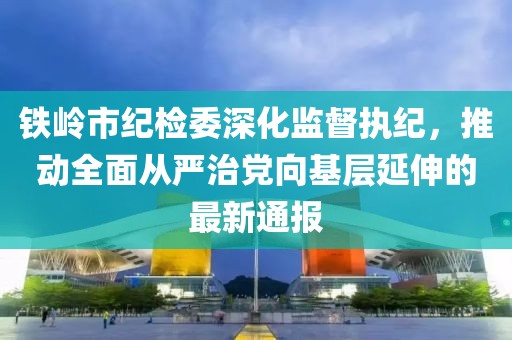 鐵嶺市紀(jì)檢委深化監(jiān)督執(zhí)紀(jì)，推動(dòng)全面從嚴(yán)治黨向基層延伸的最新通報(bào)