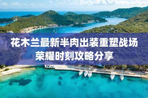 花木蘭最新半肉出裝重塑戰(zhàn)場榮耀時刻攻略分享