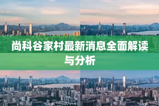 尚科谷家村最新消息全面解讀與分析