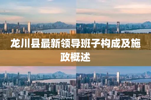 龍川縣最新領(lǐng)導(dǎo)班子構(gòu)成及施政概述