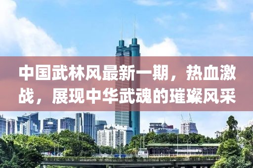 中國(guó)武林風(fēng)最新一期，熱血激戰(zhàn)，展現(xiàn)中華武魂的璀璨風(fēng)采