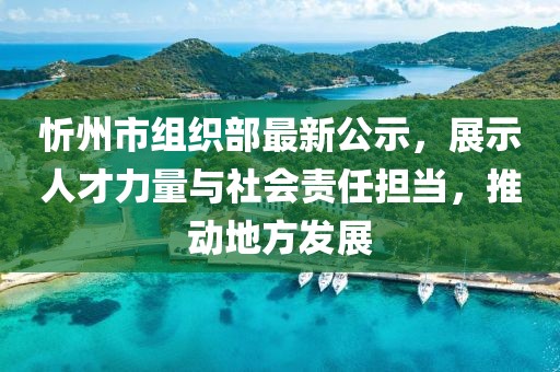 忻州市組織部最新公示，展示人才力量與社會責(zé)任擔(dān)當(dāng)，推動地方發(fā)展