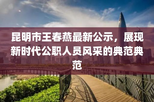 昆明市王春燕最新公示，展現(xiàn)新時(shí)代公職人員風(fēng)采的典范典范