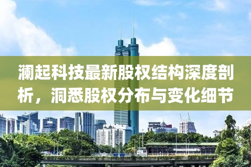 瀾起科技最新股權(quán)結(jié)構(gòu)深度剖析，洞悉股權(quán)分布與變化細(xì)節(jié)