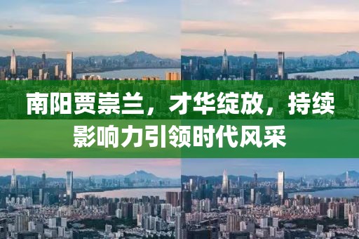 南陽賈崇蘭，才華綻放，持續(xù)影響力引領(lǐng)時(shí)代風(fēng)采