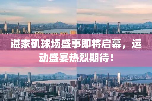 諶家磯球場盛事即將啟幕，運動盛宴熱烈期待！