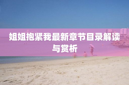 姐姐抱緊我最新章節(jié)目錄解讀與賞析