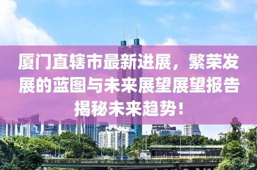 廈門直轄市最新進展，繁榮發(fā)展的藍圖與未來展望展望報告揭秘未來趨勢！