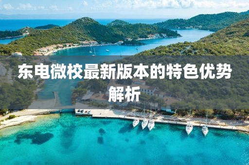 東電微校最新版本的特色優(yōu)勢解析
