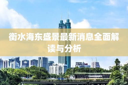 衡水海東盛景最新消息全面解讀與分析