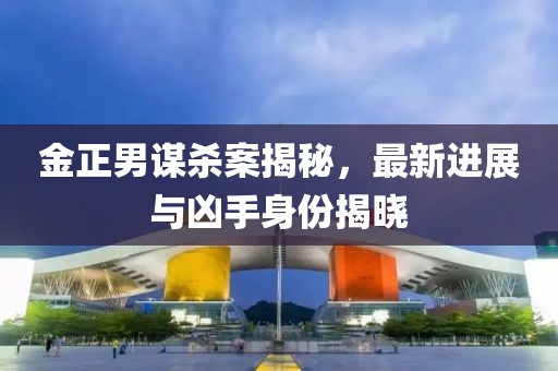 金正男謀殺案揭秘，最新進展與兇手身份揭曉