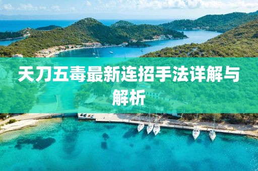 天刀五毒最新連招手法詳解與解析