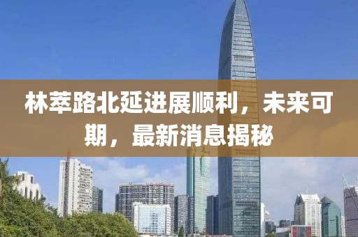 林萃路北延進(jìn)展順利，未來(lái)可期，最新消息揭秘
