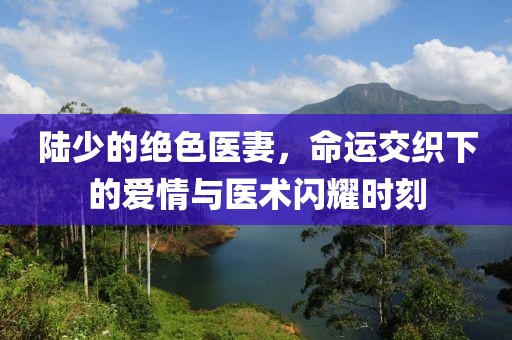 陸少的絕色醫(yī)妻，命運(yùn)交織下的愛(ài)情與醫(yī)術(shù)閃耀時(shí)刻