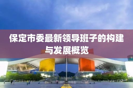 保定市委最新領(lǐng)導(dǎo)班子的構(gòu)建與發(fā)展概覽