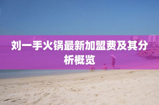 劉一手火鍋最新加盟費及其分析概覽