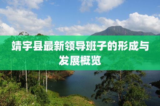 靖宇縣最新領(lǐng)導(dǎo)班子的形成與發(fā)展概覽