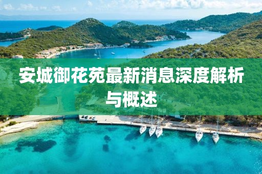 安城御花苑最新消息深度解析與概述