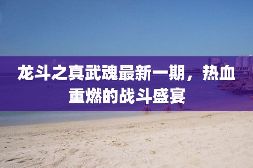 龍斗之真武魂最新一期，熱血重燃的戰(zhàn)斗盛宴