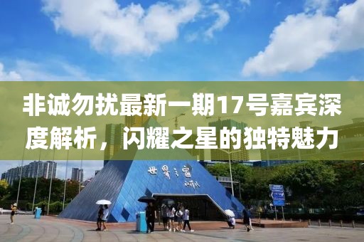 非誠勿擾最新一期17號嘉賓深度解析，閃耀之星的獨特魅力