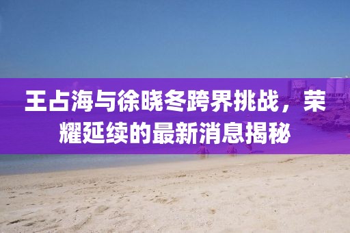 王占海與徐曉冬跨界挑戰(zhàn)，榮耀延續(xù)的最新消息揭秘