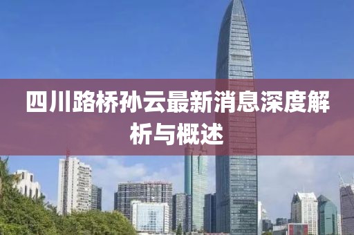 四川路橋?qū)O云最新消息深度解析與概述