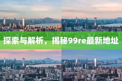 探索與解析，揭秘99re最新地址