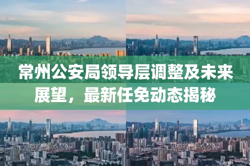 常州公安局領(lǐng)導(dǎo)層調(diào)整及未來展望，最新任免動態(tài)揭秘