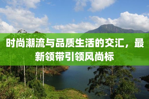 時(shí)尚潮流與品質(zhì)生活的交匯，最新領(lǐng)帶引領(lǐng)風(fēng)尚標(biāo)