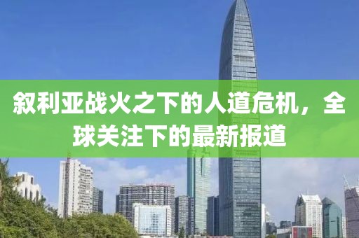 敘利亞戰(zhàn)火之下的人道危機(jī)，全球關(guān)注下的最新報(bào)道