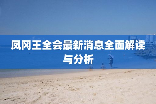 鳳岡王全會最新消息全面解讀與分析