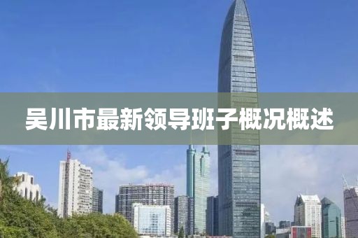 吳川市最新領(lǐng)導(dǎo)班子概況概述