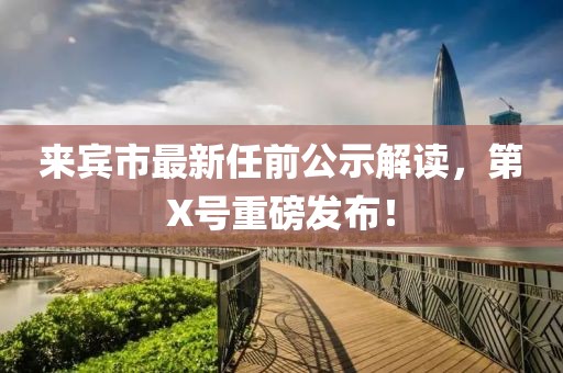 來(lái)賓市最新任前公示解讀，第X號(hào)重磅發(fā)布！