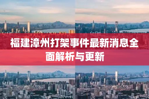 福建漳州打架事件最新消息全面解析與更新