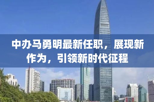中辦馬勇明最新任職，展現(xiàn)新作為，引領(lǐng)新時代征程