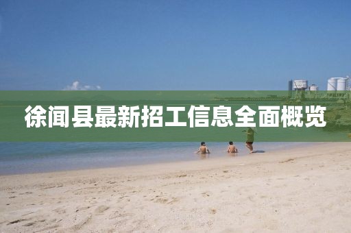 徐聞縣最新招工信息全面概覽